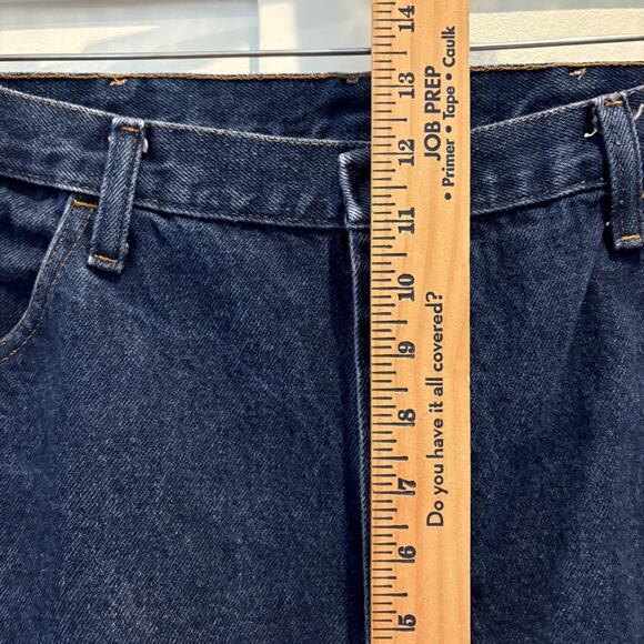 Rustler Jeans Mens 38x29 Blue Denim Relaxed Fit Straight Leg Classic 87619PW - Picture 11 of 13